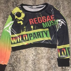 Red,Green and yellow long sleeve Africa shirt